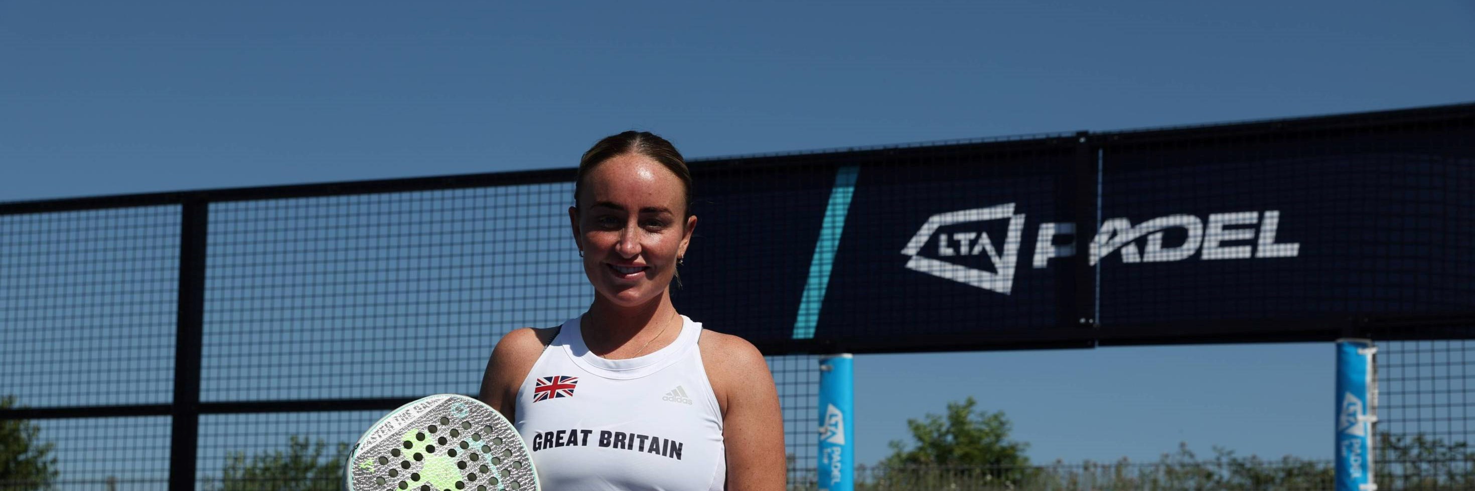 British No.2 padel star Aimee Gibson