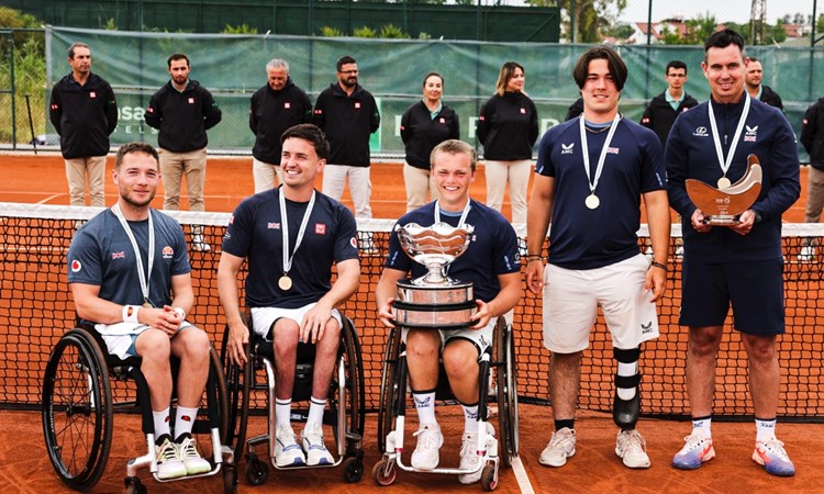 BNP Paribas World Team Cup 2024: Great Britain men's team lift fourth title after victory over Spain