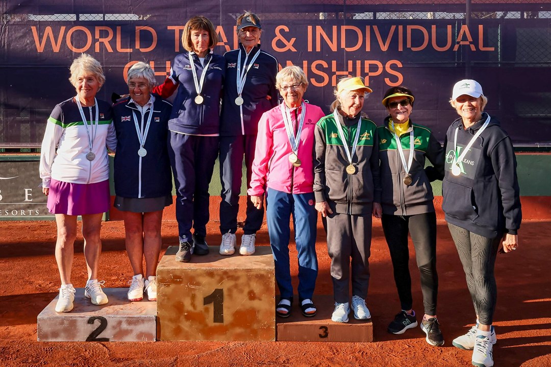 Women's doubles champions at the ITF Masters World Championships